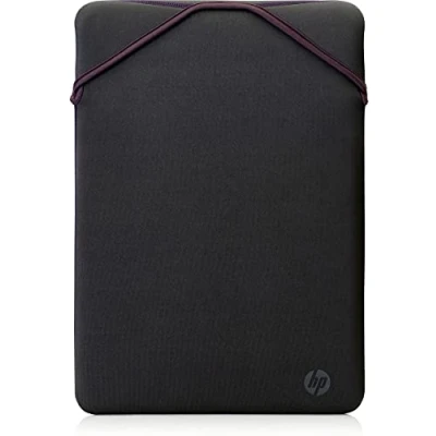 Image of HP 14.1 Inch Grey &amp; Mauve Protective Reversible Laptop Notebook Sleeve Case, Slim, Prevent Scratching, Zip Free, Compatible With laptops Up To 15.6 Including MacBook, Pavilion, Chromebook