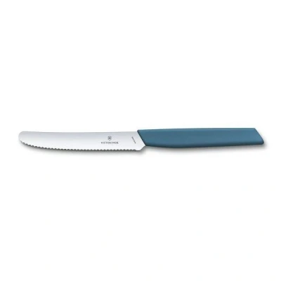 Image of Victorinox Swiss Modern 11cm Tomato &amp; Table Knife Cornflower (6900611W2)