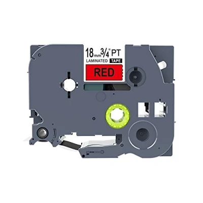 Image of IDIK Brother Compatible TZ441 P Touch 3/4&quot; 18mm 8m Black on Red Tape TZ 441