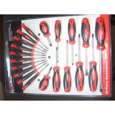 Image of DRAPER REDLINE 20 Piece Soft Grip Screwdriver Set