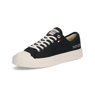 Image of Palladium ACE CVS ORG Trainers, Size: 9.5, Black whtcapgray Textile