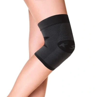 Image of Orthosleeve® KS7 Knee Sleeve Black size S Exclusive 7 Zone Compression Technology Runners Knee, Patellar, ITBS, Swelling &amp; Arthritis Pain Relief Moulds to Shape Lightweight Boosts Circulation