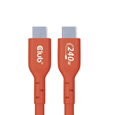 Image of Club 3D CAC 1513 USB2 Type C Bi Directional USB IF Certified Cable 480Mb, PD 240W (48V/5A) EPR M/M 3m