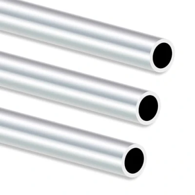 Image of iMeistek 6063 Aluminium Round Tube, 250mm Length 18mm OD 14mm ID Seamless Straight Tubing for Industrial, Decorative, Architectural (3PCS)