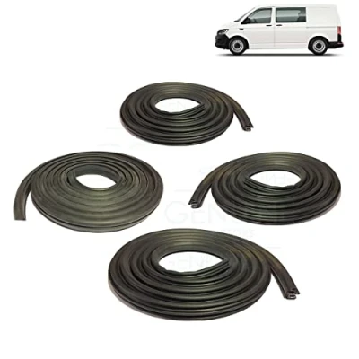 Image of Door Weatherstrip Rubber Seal Set Replacement for Transporter T5 (2003 2015) 7H0829193BH