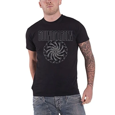 Image of Soundgarden T Shirt negro Blade Motor Finger band logo nuevo Oficial de los