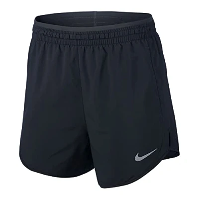 Image of Nike Women Tempo Lx 5&quot; Shorts Black/Anthracite/Reflective Silver, X Large