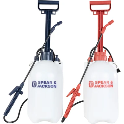 Image of Spear &amp; Jackson 5LPAPSTWIN 5L Pump Action Pressure Sprayer Twin Pack