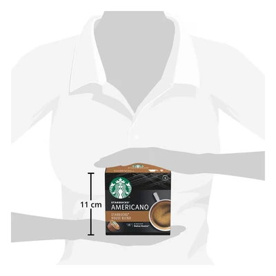 Image of Nescafe Dolce Gusto Starbucks Americano Medium Roast Coffee Pods Pk 36