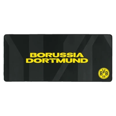 Image of Borussia Dortmund BVB Mouse Mat 70 x 30 cm Amazon Exclusive Black Grey