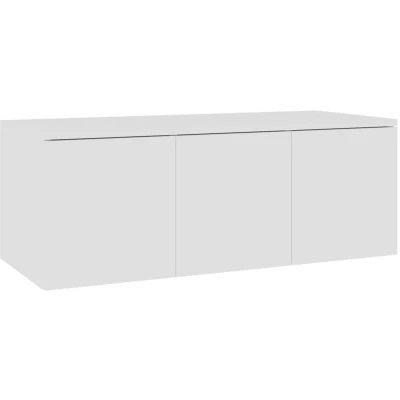 Image of vidaXL TV Cabinet White 80x34x30 cm Engineered Wood
