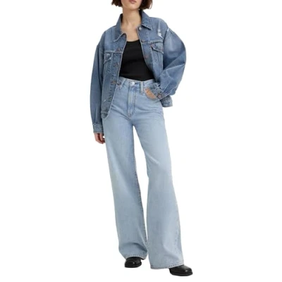 Image of Levi&#039;s Ribcage wide LEG Relaxed fit jeans, Women&#039;s, Size: 32x34, Far and