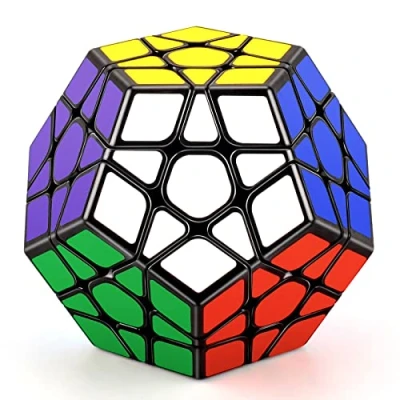 Image of TOYESS Megaminx Cube, Dodecahedron Speed Cube 3x3, Special Shaped Puzzle Stocking Filler for Boys and Girls