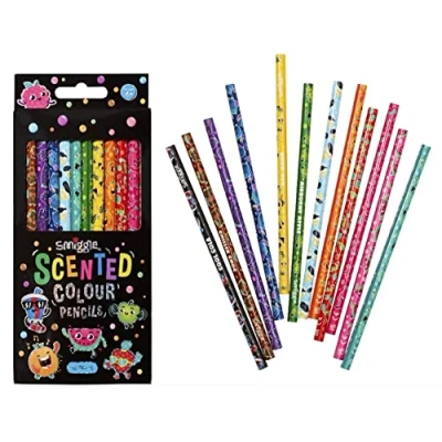 Image of Smiggle Colouring Pencils x12 Pack Scented