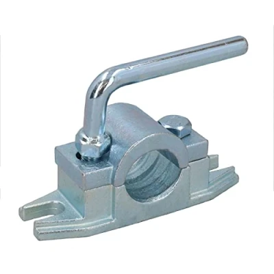 Image of 48mm Heavy Duty Cast Clamp (Ribbed) for Jockey Wheels and Prop Stands TR021