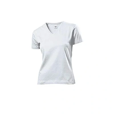 Image of Stedman Apparel Women&#039;s Classic T V neck/ST2700 Shirt, Blue (Bright Royal), Size 16 (Size:X Large)