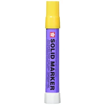 Image of SAKURA Color Prod America Solid Marker, Rotating Action, 13mm, Yellow, Sold as 1 Count