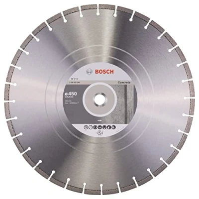 Image of Bosch Professional 1x Diamond Cutting Disc Standard for Concrete (for Concrete, Cellular Ø 450 x 25,40 3,6 10 mm, Accessories Table Saws, Petrol Saws)