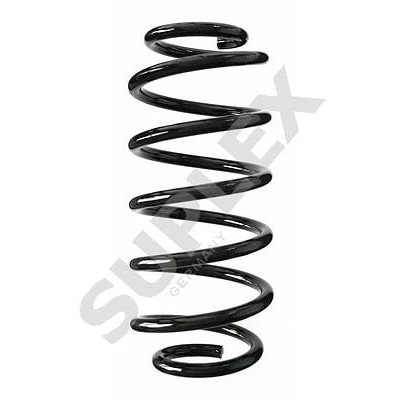 Image of 4543240804, A4543240804 Coil spring SUPLEX 19281 Rear Axle with inconstant wire diameter SMART: Forfour I