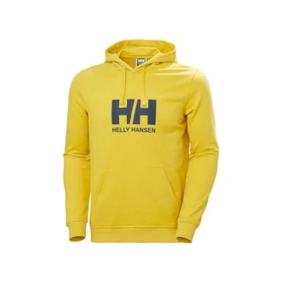Image of Helly Hansen Mens HH Logo Hoodie Gold Rush, S