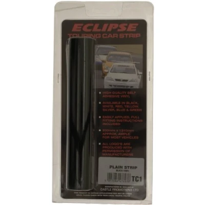 Image of CASTLE PROMOTIONS Eclipse Touring Car Sun Strip Black TC1
