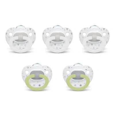 Image of NUK Orthodontic Pacifiers, 6 18 Months, 5 Pack, Timeless Collection, Amazon Exclusive