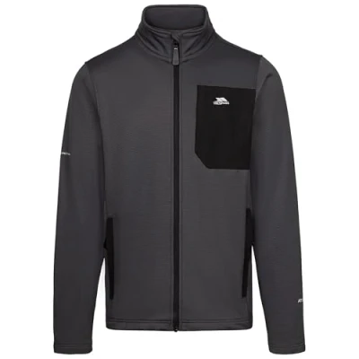 Image of Trespass Mens Full Zip Fleece AT200 Arranfore Casual Jacket, Men&#039;s with 3 Pockets, Ideal for Sports, Work &amp; Leisure, Warm Airtrap 280GSM Jumper