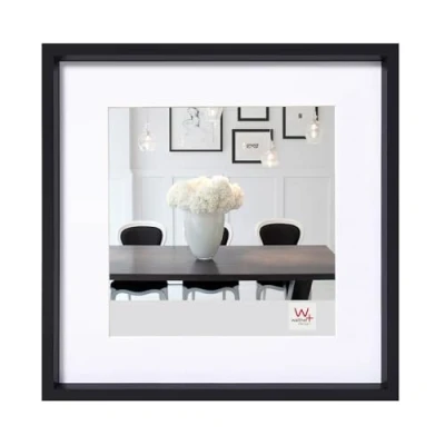 Image of walther Design Picture Frame Black 40 x cm with PassepArtout, Steel Style Plastic ES440B