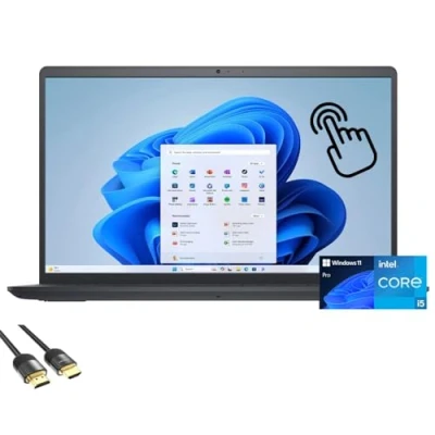 Image of Dell Inspiron 15 Laptop for Students and Business, 15.6 FHD TouchScreen Display, Intel Core i5 1235U, 32GB RAM, 1TB PCIe SSD, Keypad, Webcam, HDMI, SD Card Reader, US Version KB, PDG Win 11 Pro