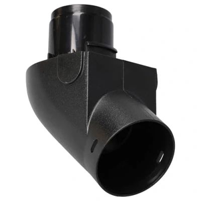 Image of vhbw Hose End Connector Fitting Adapter Replacement for Miele 3982543, 3982544 Vacuum Cleaner, Black