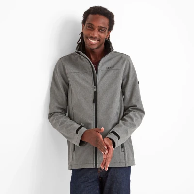 Image of TOG24 Feizor Lightweight Mens Softshell Jacket, Windproof, Showerproof Zip Up Outdoor Jacket