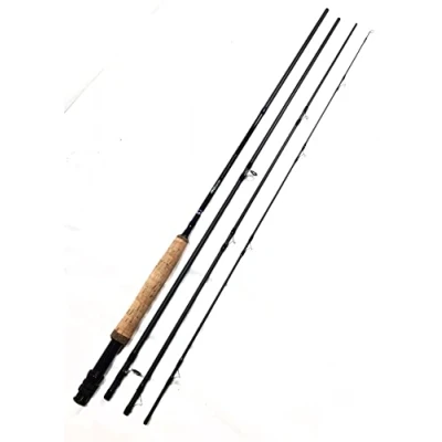 Image of Bison Fly Fishing Rod 4 Section 9&#039;6&quot; 6/7 AFTM in Cordura Travel Tube