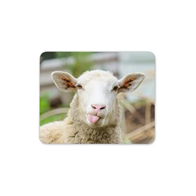 Image of Funny Sheep Mouse Mat Pad Lamb Farm Animal Kids Gift PC Computer #8553