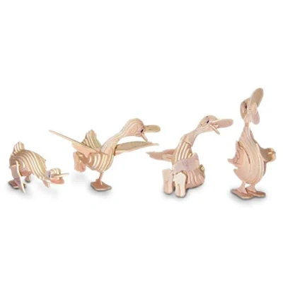 Image of Quay Cartoon Ducks Woodcraft Construction Kit FSC