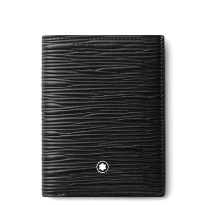Image of Montblanc Meisterstück 4810 Mini Wallet 4cc BK Wallet, Adults Unisex, Black (Black), One Size