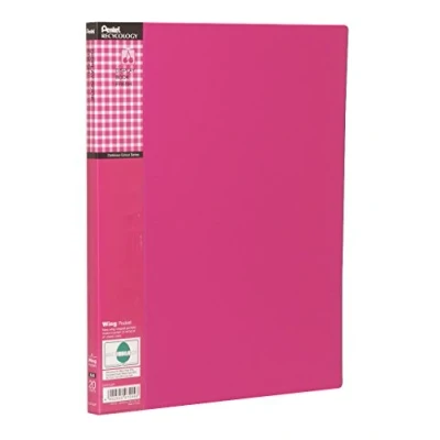 Image of Pentel Display Book Fresh, 20 Pockets, Pink, 1 A4 Folder, DCF542P