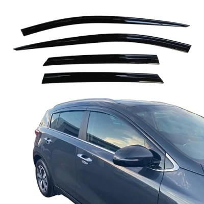 Image of AUTO CLOVER Wind Deflectors Set for Kia Sportage 2016 2021 (4 pieces)