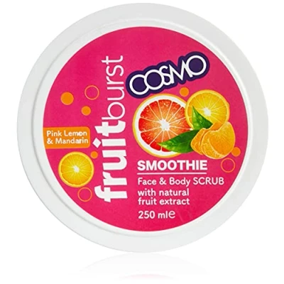 Image of Cosmo Fruitburst Pink Lemon And Mandarin Scrub 250ml