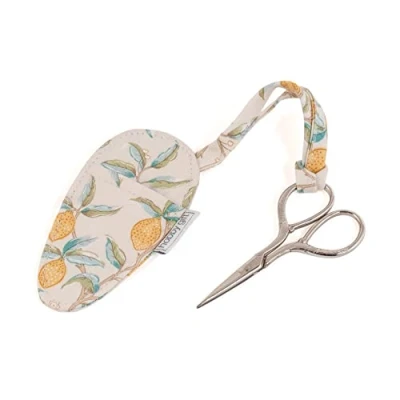 Image of Hobby Gift Embroidery Scissors Vintage in Case 5.5 x 11cm Morris Lemons