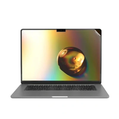 Image of kwmobile Screen Protector Compatible with Apple Macbook Air 15 M3 2024 A3114 Matte Anti Glare Magnetic Film for Laptop