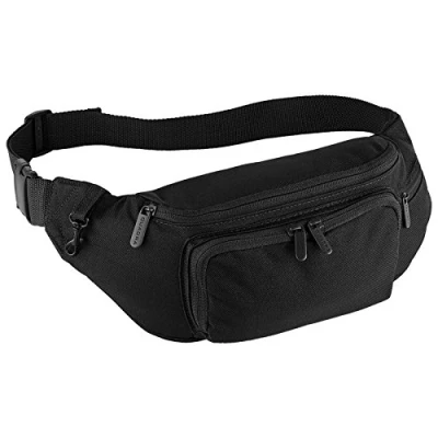 Image of Quadra QD12 Belt Bag Black Stylish and Practical Waist