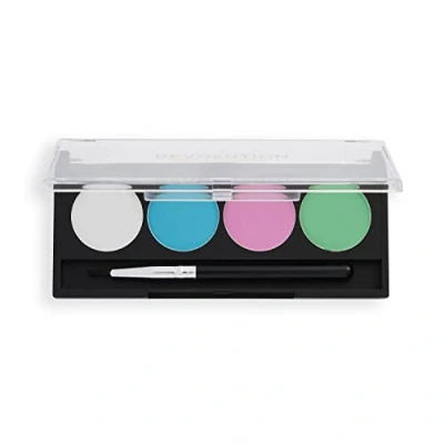 Image of Revolution Beauty London, Graphic Liner Palette, Coloured Eyeliner, Bright Babe, 4 Shades, 5.4g