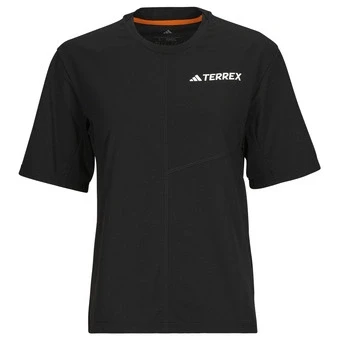 Image of adidas JF4186 women&#039;s T shirt in Black