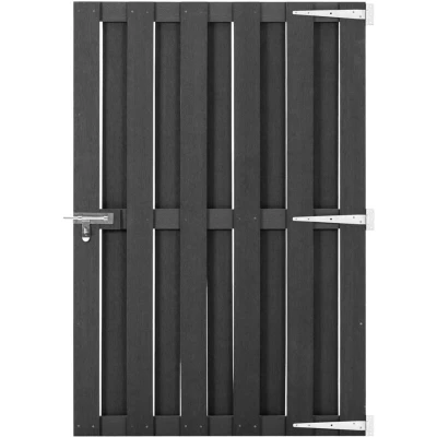 Image of vidaXL Garden Gate WPC 100x150 cm Grey