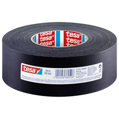 Image of tesa Extra Power Perfect 57231 0000 02 Fabric Tape 50 m x mm Black