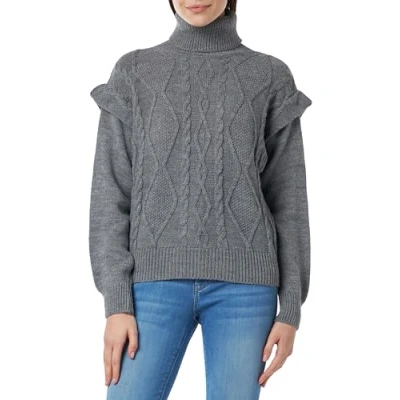 Image of baradello Women&#039;s Knitted Jumper, Dark Grey Melange, XS/S