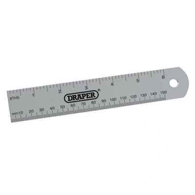 Image of Draper Aluminium Rule, 152mm/6&quot;