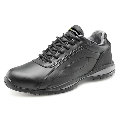 Image of Click Double Density Trainer Shoe Sbp Black UK 4 EU 37