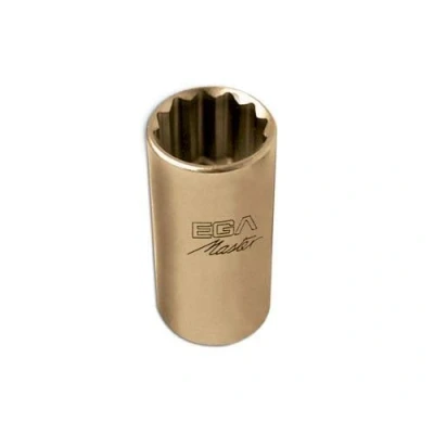 Image of EGA Master Socket Wrench 3/8&quot; 10mm Long Series Non Sparking Al bron. (12 Edges)