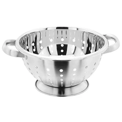 Image of Judge Satin Stainless Steel Side Handle 24cm Colander